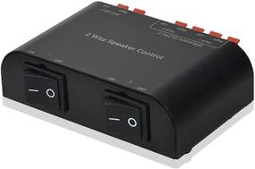 img 4 attached to 🔊 ADWITS 2-Channel Speaker Switcher Selector Box: 150W RMS, Terminal Claps, Black