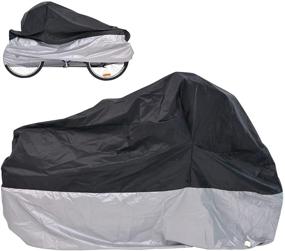 img 4 attached to 🚲 Heavy Duty Waterproof MOPHOTO Bike Cover for Outdoor Adult Tricycle Storage - Protect Your Trike Bikes!