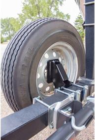 img 2 attached to 🔒 Dutton-Lainson 6121 Black Trailer Spare Tire Carrier: Secure and Convenient Solution for Your Trailer's Spare Tire