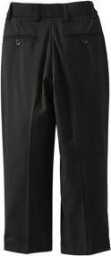 img 1 attached to 👖 Isaac Michael Youth Solid Charcoal Pants for Boys