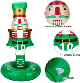 img 2 attached to Fovths Christmas Nutcrackers Inflatable Supplies