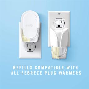 img 1 attached to 🌸 Наполнитель для ароматизатора и уничтожителя запаха Febreze Plug-In, ароматизированное масло, сменный картридж, Средиземноморская лаванда - 0,88 жидких унции (упаковка из 2)