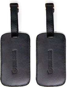 img 3 attached to Logical Leather Luggage Genuine Adjustable Travel Accessories in Luggage Tags & Handle Wraps