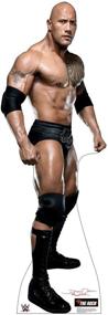 img 4 attached to 🤘 The Rock WWE Life Size Cardboard Cutout Standup - Cardboard People