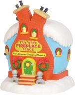 department 56 fireplace building multicolor logo