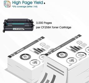 img 2 attached to Cool Toner Compatible Toner Cartridge for HP 58A CF258A 58X CF258X, Laserjet Pro M404n M404dn MFP M428fdw M428fdn M404dw M428dw M404 M428 M304 Printers - Black, 4-Pack