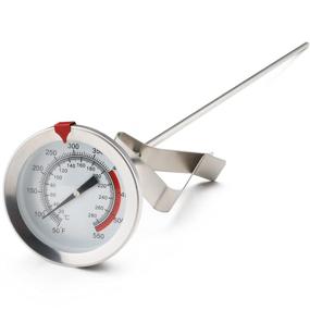 img 4 attached to 🌡️ Premium 12-Inch Waterproof Stainless Steel Kitchen Thermometer: Instant Read, Long Stem, Ideal for Deep Frying, Candy, Turkey, BBQ Grill!