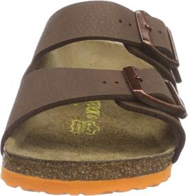 img 3 attached to Босоножки для мальчиков Birkenstock Arizona Almond Birko Flor размера 12-12,5: Надежный комфорт для маленьких ножек.