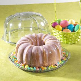 img 1 attached to 🎂 Nordic Ware Bundt Cake Keeper - Clear, Deluxe Design