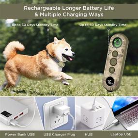 img 1 attached to 🐶 Rechargeable Dog Training Collar with Remote - 3000Ft Range, IPX7 Waterproof E-Collars for Dogs - 3 Safe Modes, Beep, Vibration & 1-16 Shock Levels - Ideal for 8-100lb Dogs