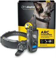 handsfree control: dogtra arc slim ergonomic 3/4-mile remote dog training e-collar - discreet & precise logo