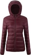 🧥 women's lightweight packable hooded jacket - women's clothing logo