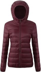 img 4 attached to 🧥 Women's Lightweight Packable Hooded Jacket - Women's Clothing