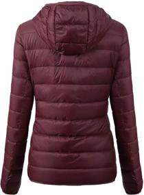 img 3 attached to 🧥 Women's Lightweight Packable Hooded Jacket - Women's Clothing