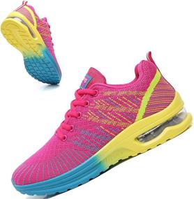 img 4 attached to Women's TSIODFO Athletic Running Workout Sneakers: Superior Performance and Style