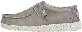 img 4 attached to Hey Dude Recycled Leather Travertine Men's Shoes and Loafers & Slip-Ons