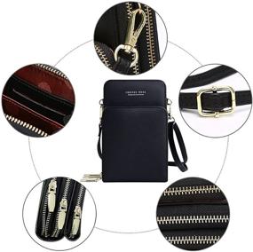 img 1 attached to Lightweight Crossbody Messenger Shoulder Wallet Women's Handbags & Wallets