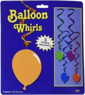 🎈 pack of 5 balloon whirls logo