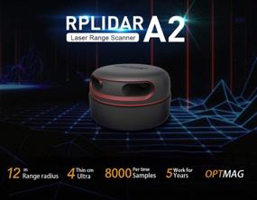 img 2 attached to 🔍 Advanced RPLIDAR A2M8 360 Degree 2D Laser Range Sensor Kit: High-Speed Scanning, 12 Meter Distance, Perfect for Obstacle Avoidance and Robotics Education