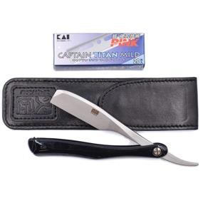 img 3 attached to Kai Professional Straight Barbering Compatible Shave & Hair Removal