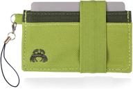 polyester minimalist pocket 🦀 accessories for men - crabby wallet logo