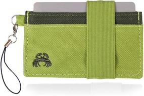 img 4 attached to Polyester Minimalist Pocket 🦀 Accessories for Men - Crabby Wallet