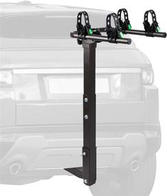 img 4 attached to 🚲 Stegodon 2 Double Foldable Bike Hitch Rack - Heavy Duty Bicycle Carrier Racks with 2'' Hitch Receiver for Cars, Trucks, SUVs, Hatchback RVs, SUVs, and Minivans