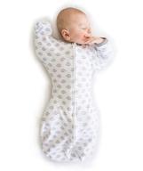 🦔 soothing and cozy swaddledesigns transitional swaddle sack - arms up half-length sleeves with mitten cuffs - tiny hedgehogs - medium size (3-6 months) - 14-21 lbs - parents' picks award winner - promotes easy transition and improved sleep logo