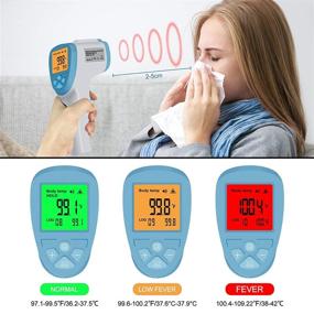 img 1 attached to 🌡️ Infrared Thermometer for Adults: Non-Contact Digital Forehead Thermometer with Fever Alarm and Accurate Reading for Baby, Kids, and Adults