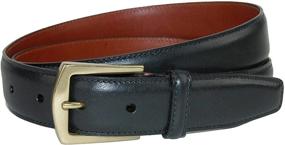 img 4 attached to 👔 CrookhornDavis Mens Smooth Calfskin Dress Belts - Enhancing Your Men's Accessories Collection