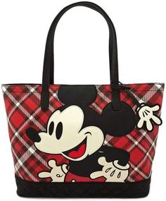 img 3 attached to 🐭 Loungefly Disney Mickey Mouse Twill Tote Standard: A Must-Have for Disney Fans!