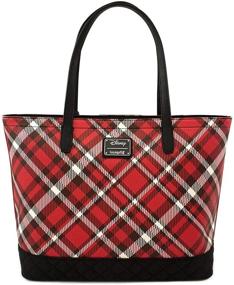 img 1 attached to 🐭 Loungefly Disney Mickey Mouse Twill Tote Standard: A Must-Have for Disney Fans!