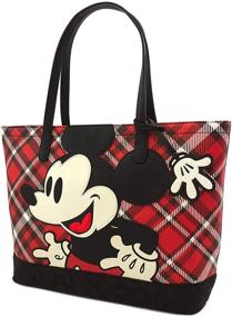 img 2 attached to 🐭 Loungefly Disney Mickey Mouse Twill Tote Standard: A Must-Have for Disney Fans!