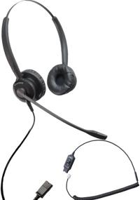img 4 attached to Avaya Compatible Canceling Headset Phones