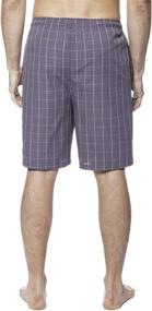 img 1 attached to 🩳 Woven Cotton Lounge Shorts for Men - Clothing and Sleepwear