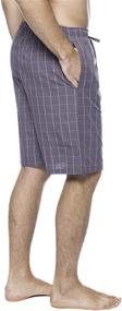 img 2 attached to 🩳 Woven Cotton Lounge Shorts for Men - Clothing and Sleepwear