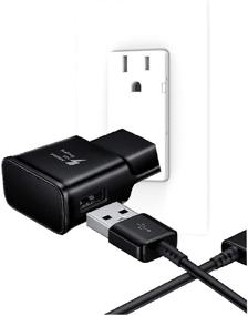 img 2 attached to 🔋 ILineX Adaptive Fast Charger with USB Type C Cable [4FT] - Samsung Galaxy S10, S9, S8, S9 Plus, Note 10, 8, 9 Wall Charging Kit