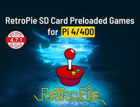 img 4 attached to 🎮 Retropie 4.7 64GB microSD Card Preloaded with Games for Raspberry Pi 4/400, Fully Loaded Retro Gaming Console, Plug & Play Emulation System Compatible with Xbox/PS1 Controller