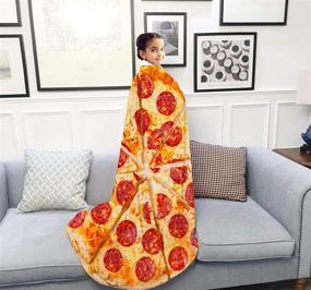 img 2 attached to Vibrant Star Pizza Blanket: A Fun Addition to Your Kids' Home Store!