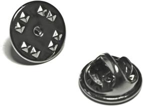 img 3 attached to 🦋 Versatile Butterfly Clutch Tie Tacks Pin Backs - DIY Craft Essentials (Gun Metal 100 Pairs)