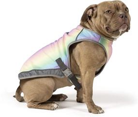 img 4 attached to 🌈 Stay Cool in Style: Canada Pooch Chill Seeker Dog Cooling Vest - Rainbow, Size 20
