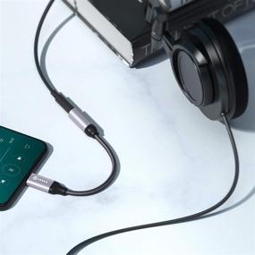 img 1 attached to Высокоразрешенный сертифицированный USB C к 3,5 мм адаптер для наушников - гарнитура из сплава алюминия для Samsung Galaxy S20 FE S21 Ultra Note10 S10 S9 Plus S6, Google Pixel 5 4 3 XL, iPad Pro, OnePlus 8T 7T, Type C to Aux Dongle.