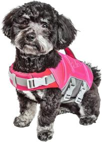 img 2 attached to Stay Safe with Dog Helios 'Tidal Guard' Reflective Life Jacket Vest for Dogs