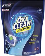 🌟 oxiclean high definition clean sparkling fresh laundry detergent pods, 47 count logo