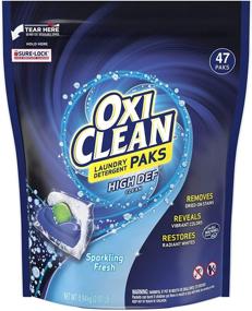 img 4 attached to 🌟 OxiClean High Definition Clean Sparkling Fresh Laundry Detergent Pods, 47 Count