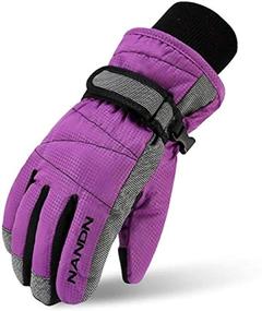 img 4 attached to 🧤 Warm and Stylish Winter Gloves for Snowboarding: JEELAD Boys' and Girls' Accessories