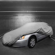 🚗 fh group c502-s car cover - small size, non-woven weather resistant logo