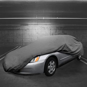 img 3 attached to 🚗 FH Group C502-S Car Cover - Small Size, Non-Woven Weather Resistant