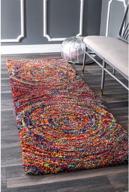 nuloom ardelle swirl runner multi - nuloom ардельные плетеные коврики различных цветов логотип