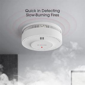 img 1 attached to 🔥 X-Sense SD2J0AX: Advanced 10-Year Battery Smoke Detector with Enhanced Photoelectric Sensor, LED Indicator, and Silence Button